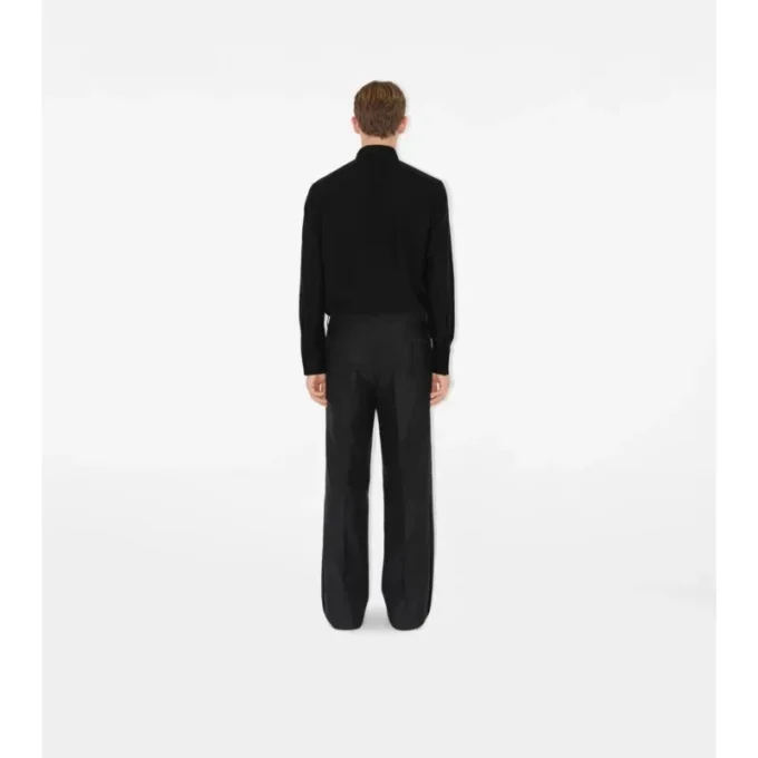 Camicia da smoking slim fit in cotone e seta