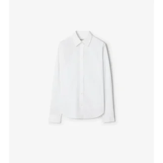 Camicia formale in popeline di cotone dalla vestibilità regolare