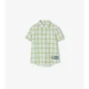 Camicia in cotone a quadri