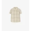 Camicia in cotone a quadri
