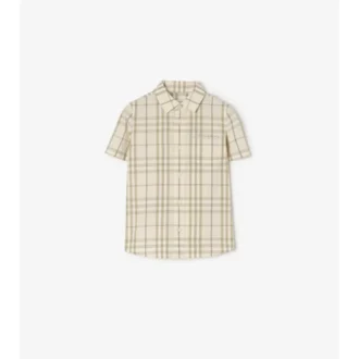 Camicia in cotone a quadri