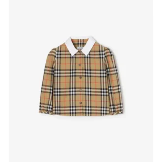Camicia in cotone a quadri