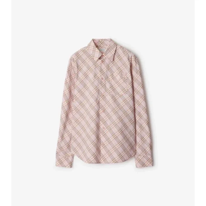 Camicia in cotone a quadri