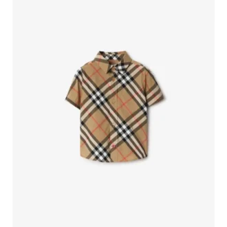 Camicia in cotone a quadri