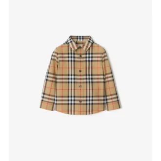 Camicia in cotone a quadri