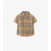 Camicia in cotone a quadri
