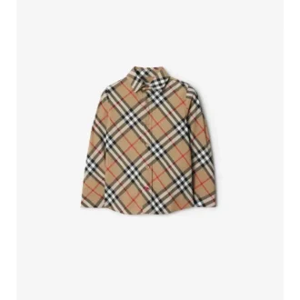 Camicia in cotone a quadri
