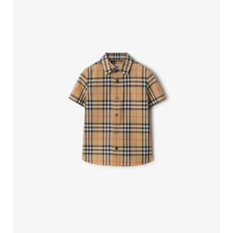 Camicia in cotone a quadri