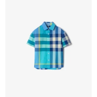 Camicia in cotone a quadri