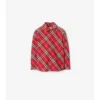 Camicia in cotone a quadri