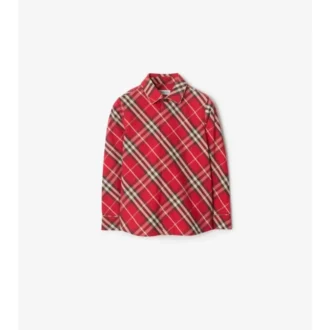 Camicia in cotone a quadri