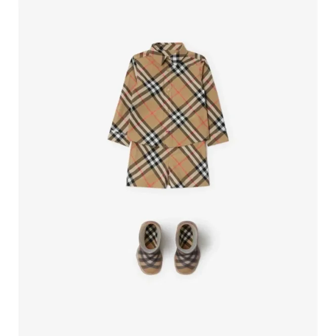 Camicia in cotone a quadri