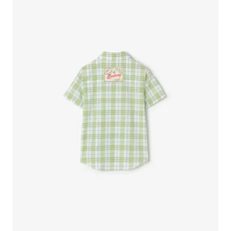 Camicia in cotone a quadri