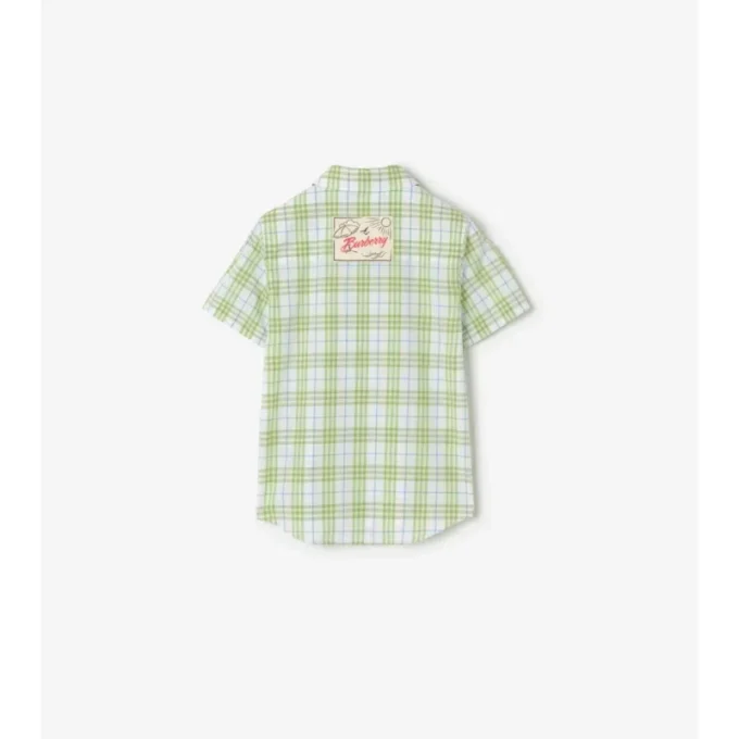 Camicia in cotone a quadri