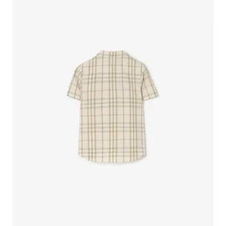 Camicia in cotone a quadri