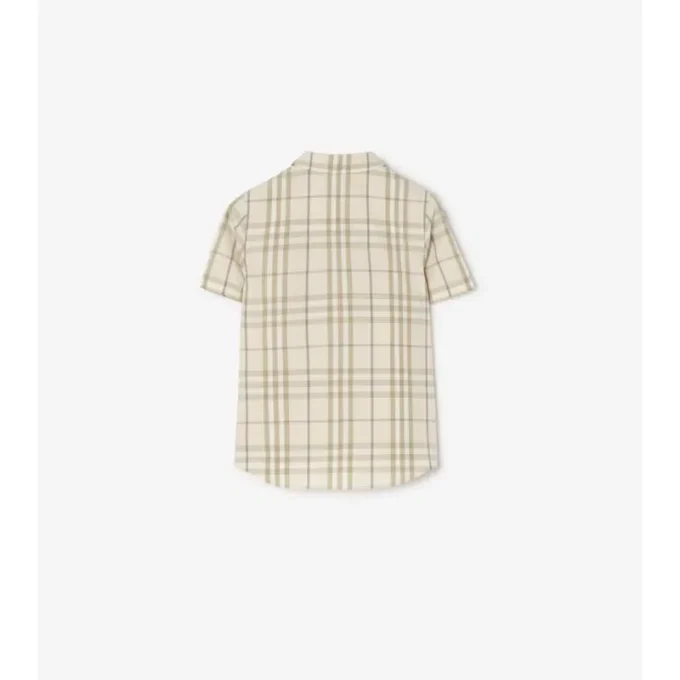 Camicia in cotone a quadri