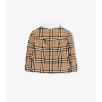 Camicia in cotone a quadri
