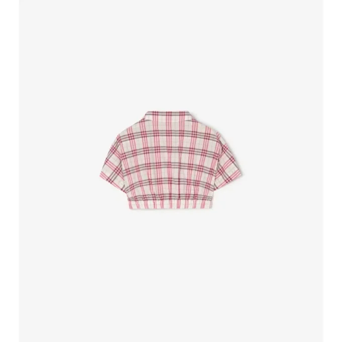 Camicia in cotone a quadri