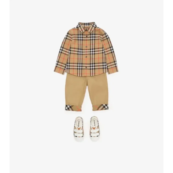 Camicia in cotone a quadri