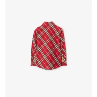 Camicia in cotone a quadri