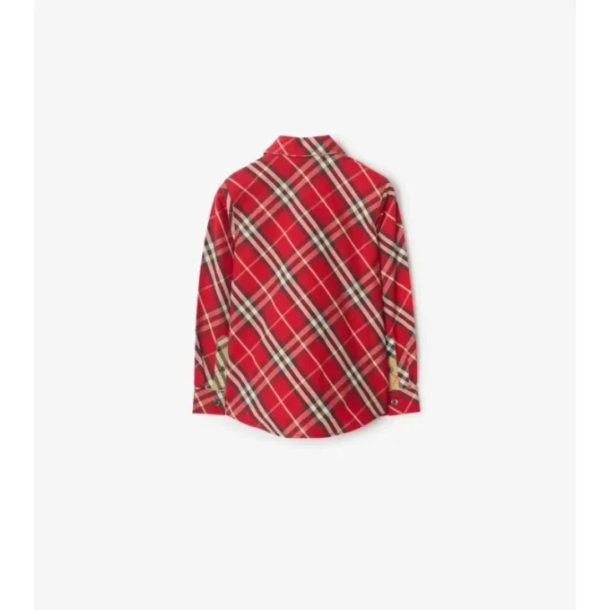 Camicia in cotone a quadri