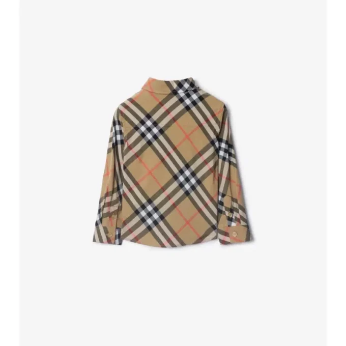 Camicia in cotone a quadri