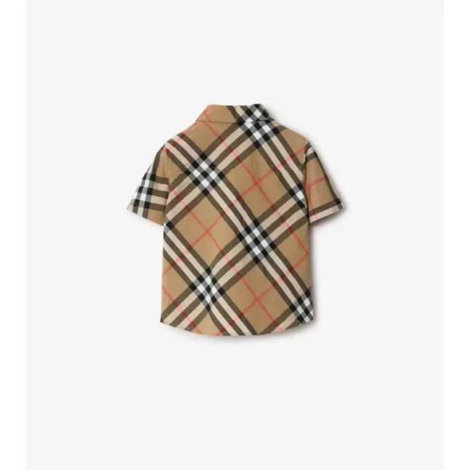 Camicia in cotone a quadri