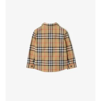 Camicia in cotone a quadri