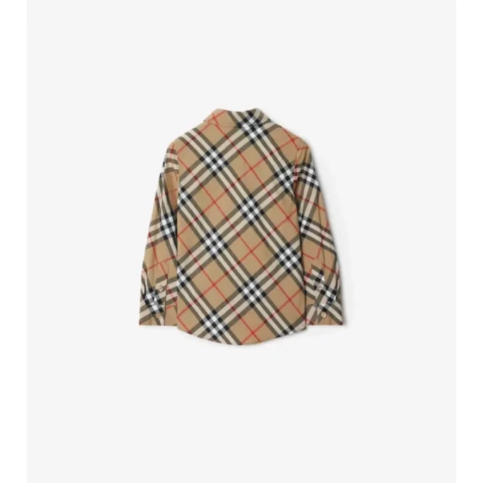 Camicia in cotone a quadri