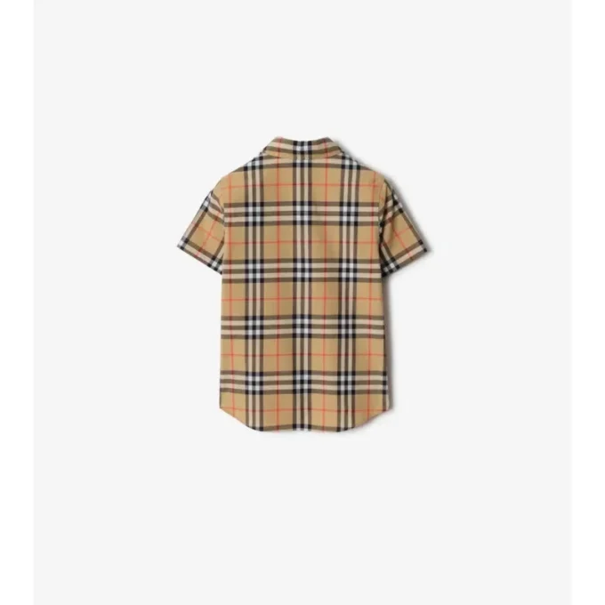 Camicia in cotone a quadri