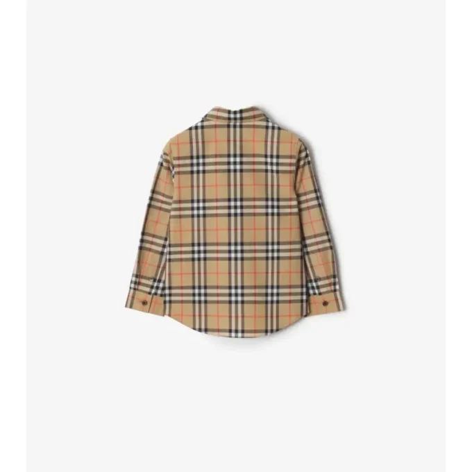 Camicia in cotone a quadri