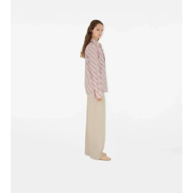 Camicia in cotone a quadri