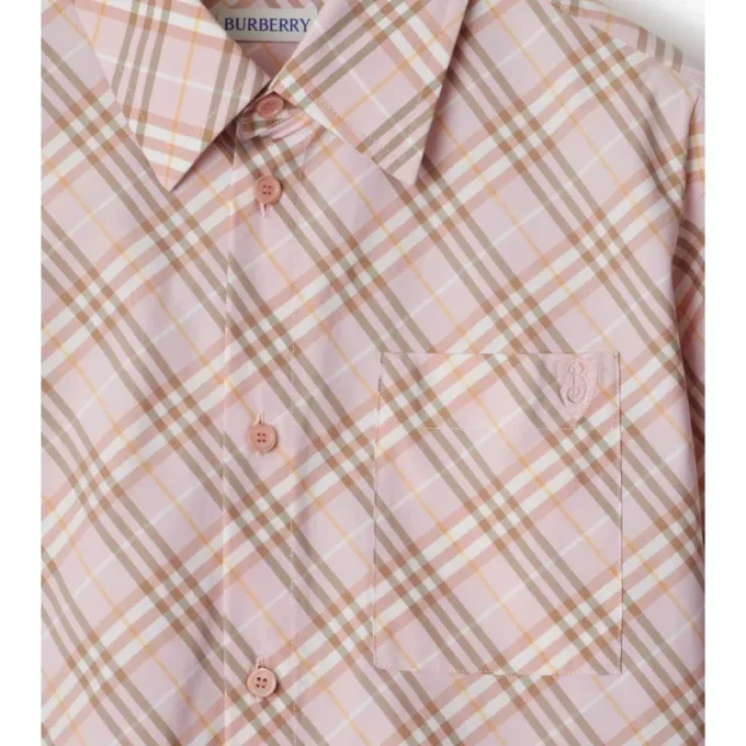 Camicia in cotone a quadri