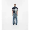 Camicia in cotone a quadri con vestibilità slim