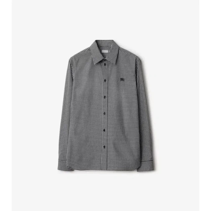 Camicia in cotone a quadri dalla vestibilità comoda
