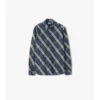 Camicia in cotone a quadri dalla vestibilità comoda