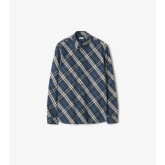 Camicia in cotone a quadri dalla vestibilità comoda