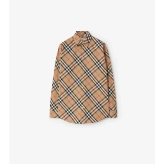 Camicia in cotone a quadri dalla vestibilità comoda