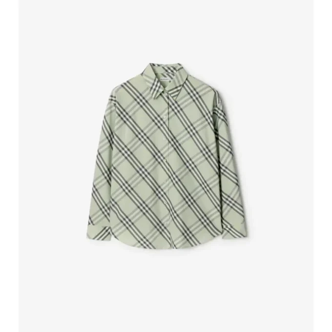 Camicia in cotone a quadri dalla vestibilità comoda