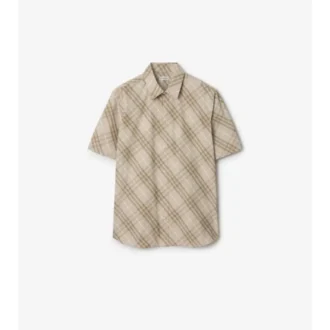 Camicia in cotone a quadri dalla vestibilità comoda