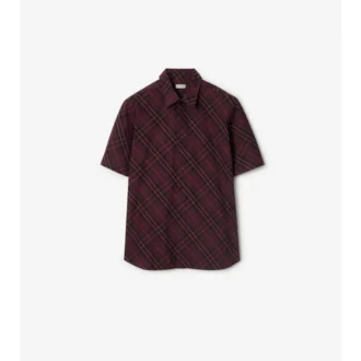 Camicia in cotone a quadri dalla vestibilità comoda