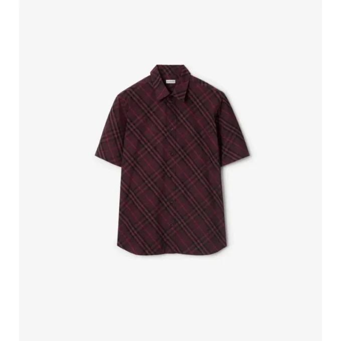 Camicia in cotone a quadri dalla vestibilità comoda
