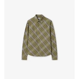 Camicia in cotone a quadri dalla vestibilità comoda