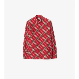 Camicia in cotone a quadri dalla vestibilità comoda