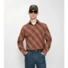 Camicia in cotone a quadri dalla vestibilità comoda