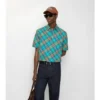 Camicia in cotone a quadri dalla vestibilità comoda
