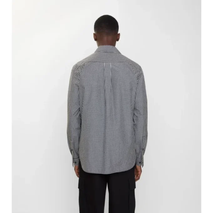 Camicia in cotone a quadri dalla vestibilità comoda
