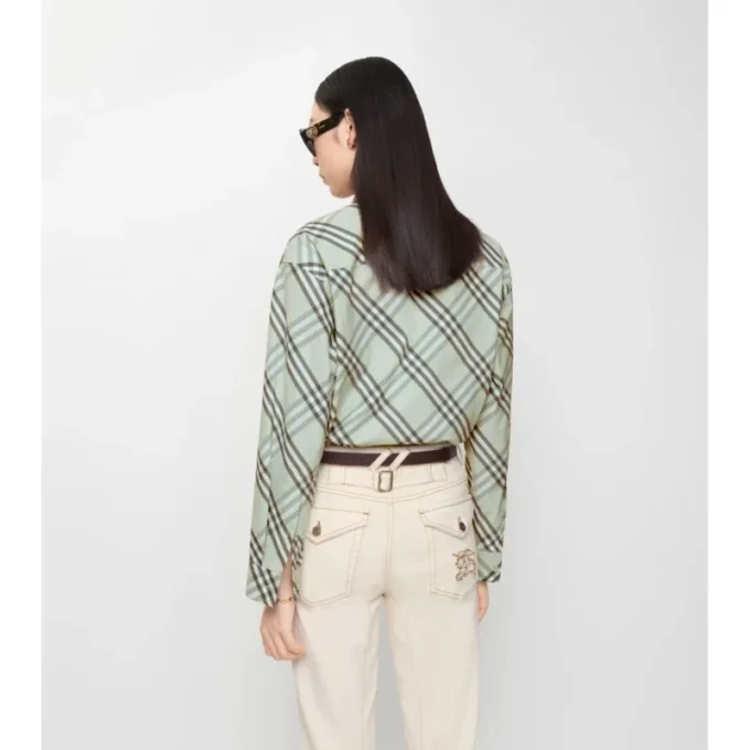 Camicia in cotone a quadri dalla vestibilità comoda