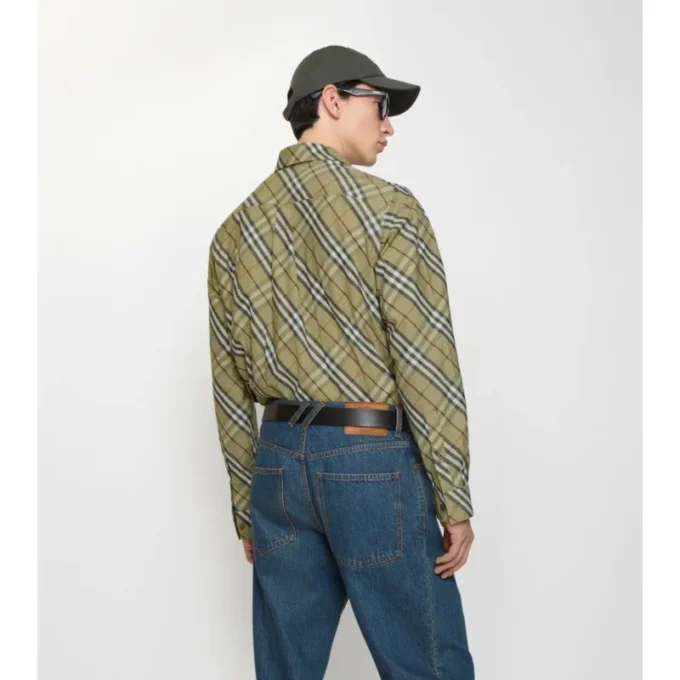 Camicia in cotone a quadri dalla vestibilità comoda
