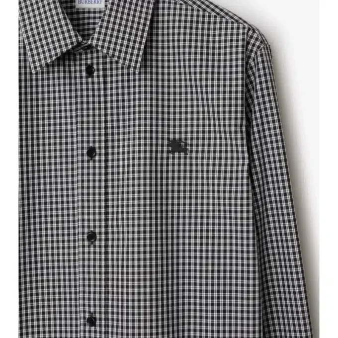 Camicia in cotone a quadri dalla vestibilità comoda